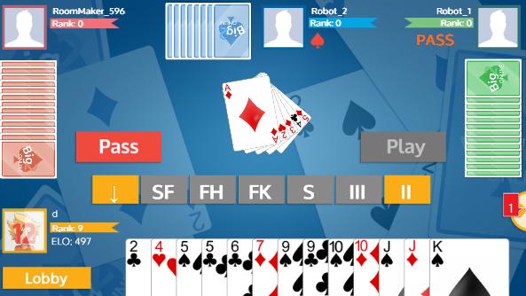 Big 2 PVP Card Game