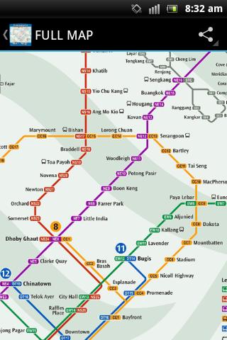 Singapore MRT Map 2015
