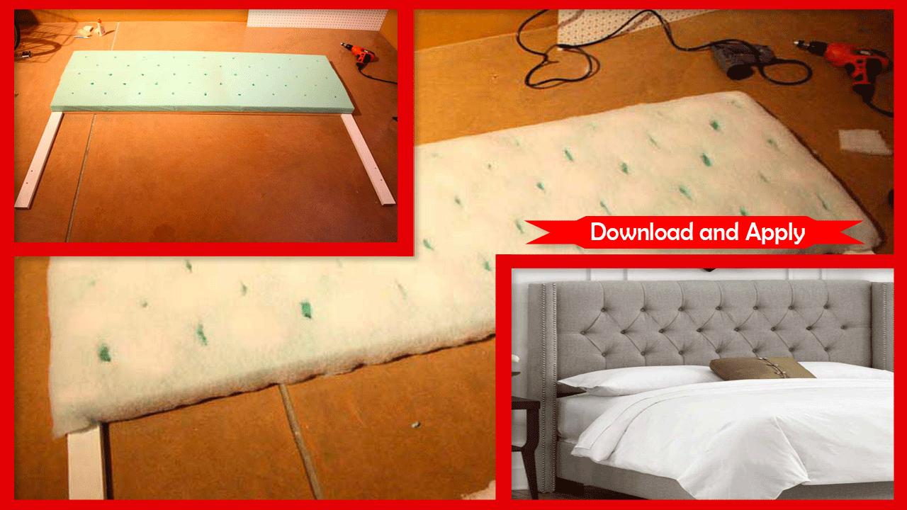 DIY Easy Tufted Headboard