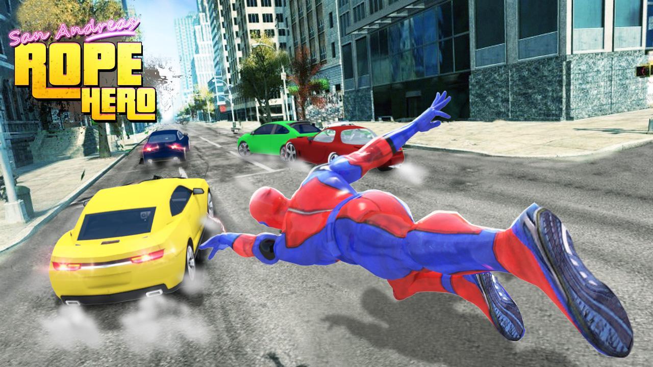 Sin City Rope Hero : Superhero Games
