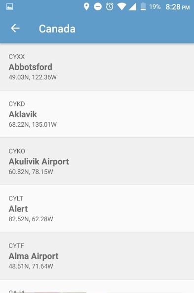 NOAA Aviation Live Sky Weather
