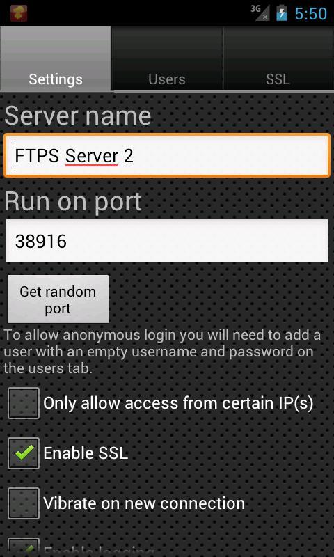 HTTPS / FTPS / SFTP Server