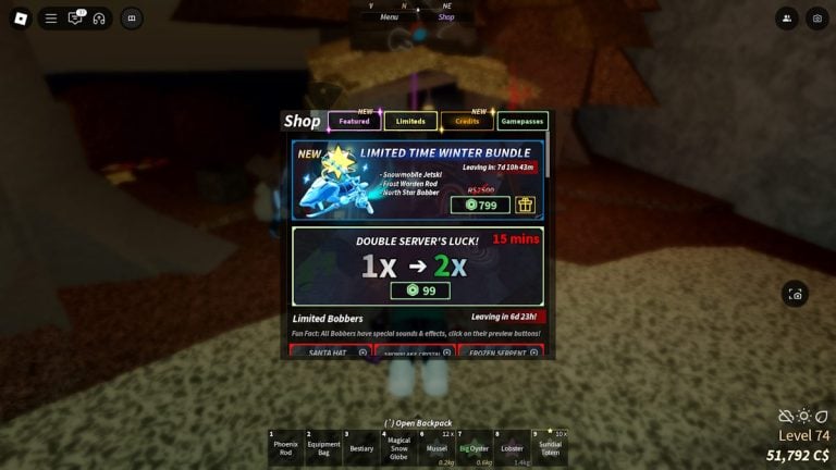 Fisch에서 Frost Warden Rod를 얻는 방법