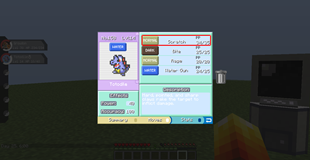 精灵宝可梦GUI界面-火红版pixelmon guis fire red inspired