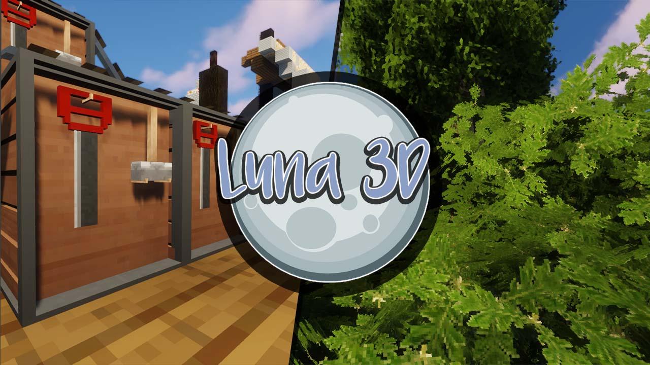 我的世界Luna 3D資源包