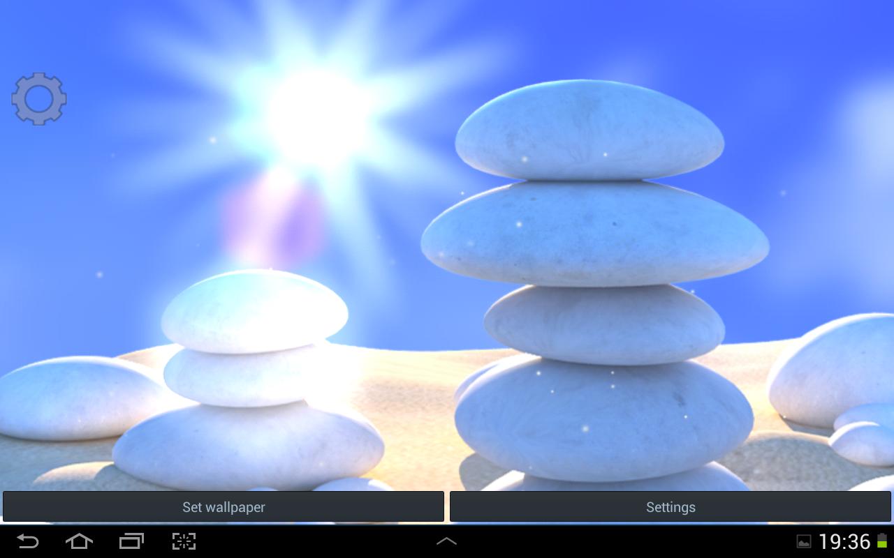 White Stone Live Wallpaper