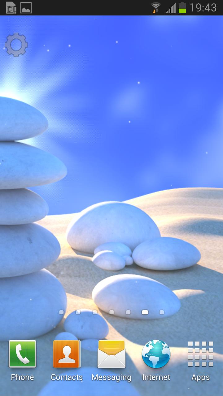 White Stone Live Wallpaper
