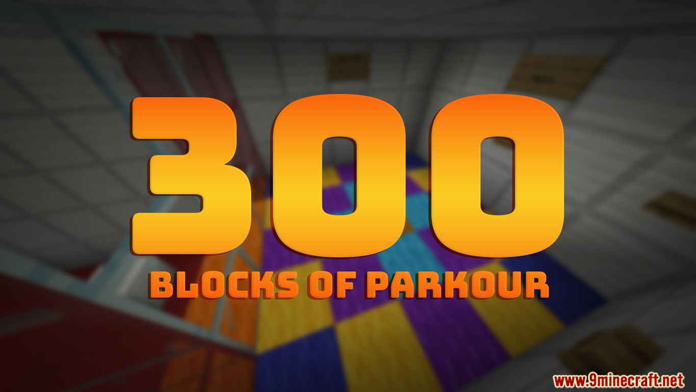 300 blocs de la carte parkour |