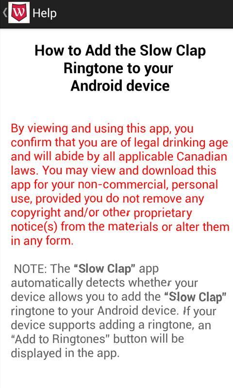 Wiser's Slow Clap