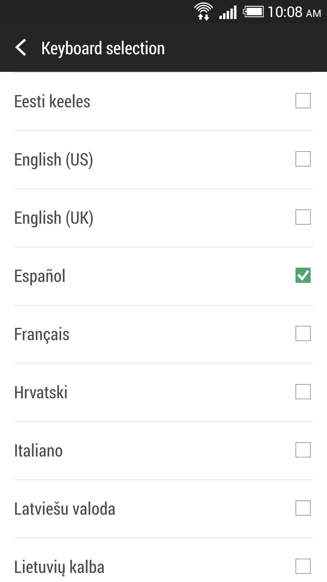 HTC Sense Input-ES