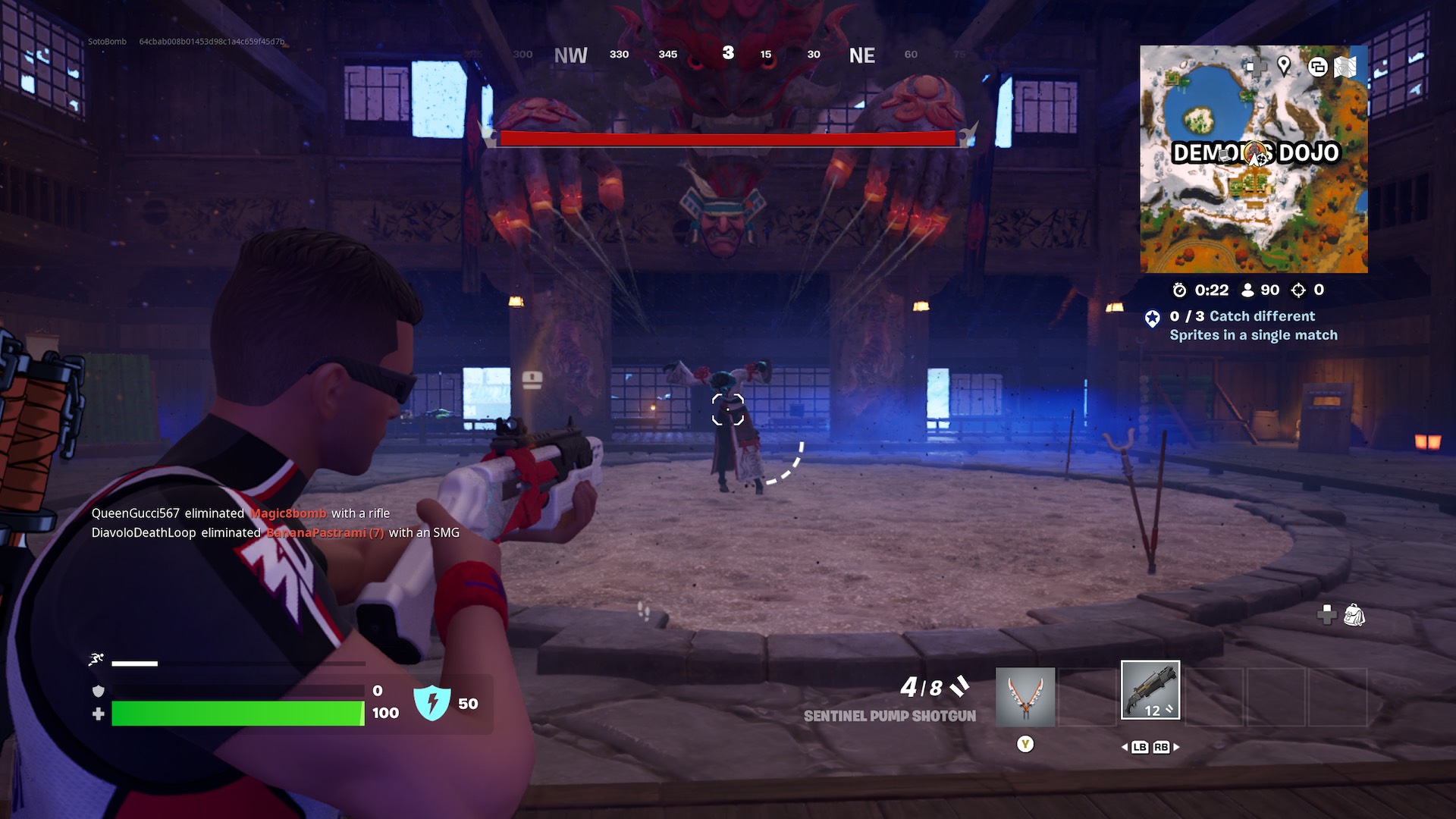 Fortnite第6章、シーズン1で悪魔を見つける方法とダメージを与える方法