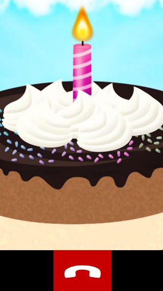 happy birthday fake call game