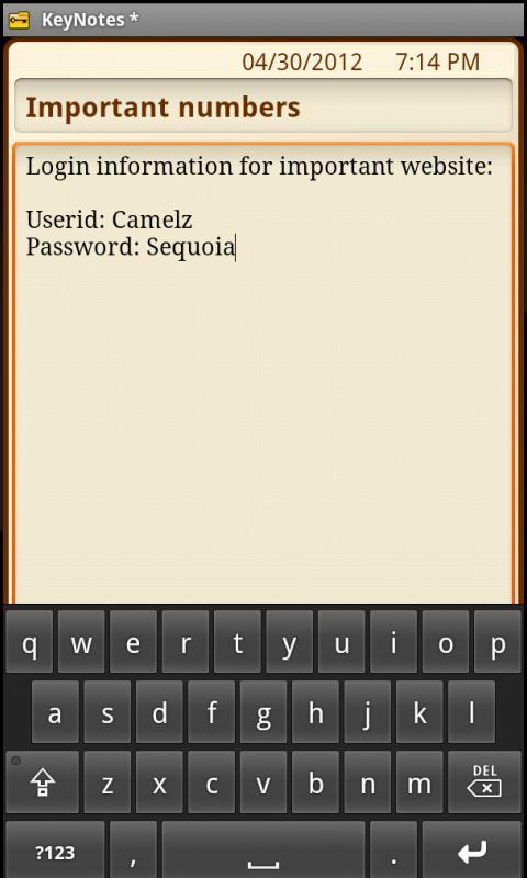 KeyNotes