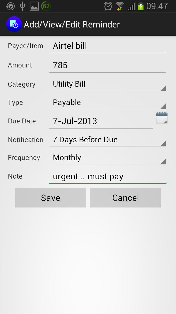 Track My Bills [LIFETIME FREE]