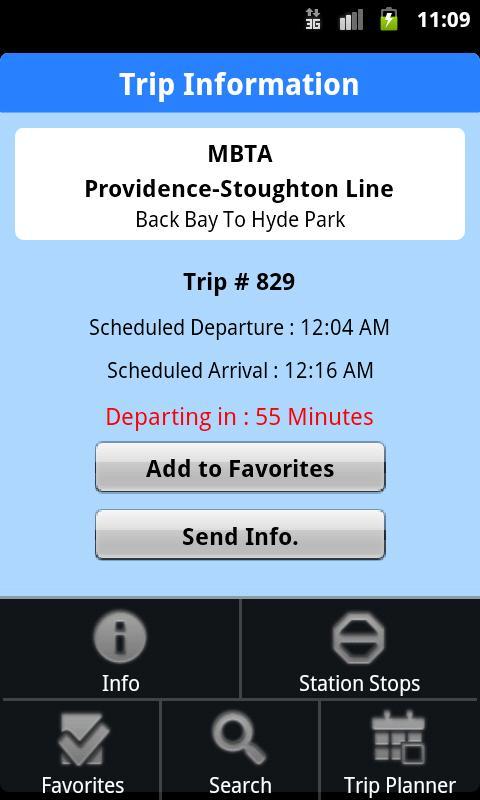 iTransitBuddy MBTA Rail Lite