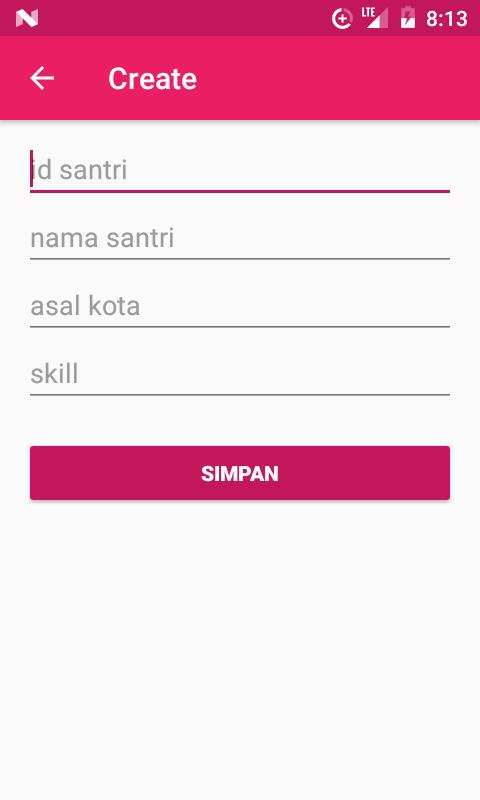 Android SQLite CRUD