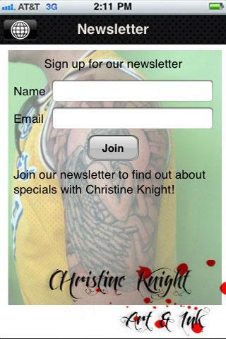 Tattoos: Christine Knight Art
