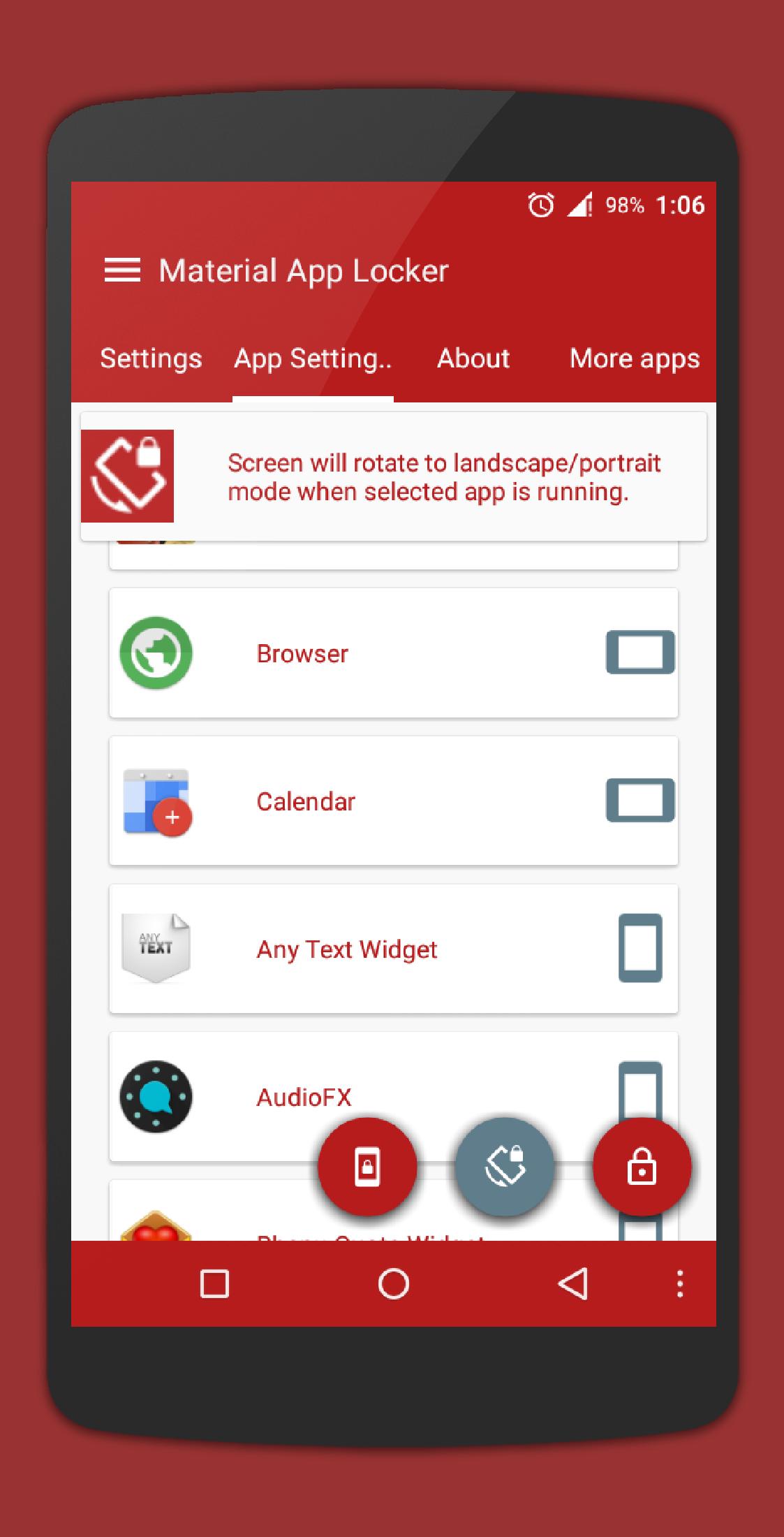 Material App Locker