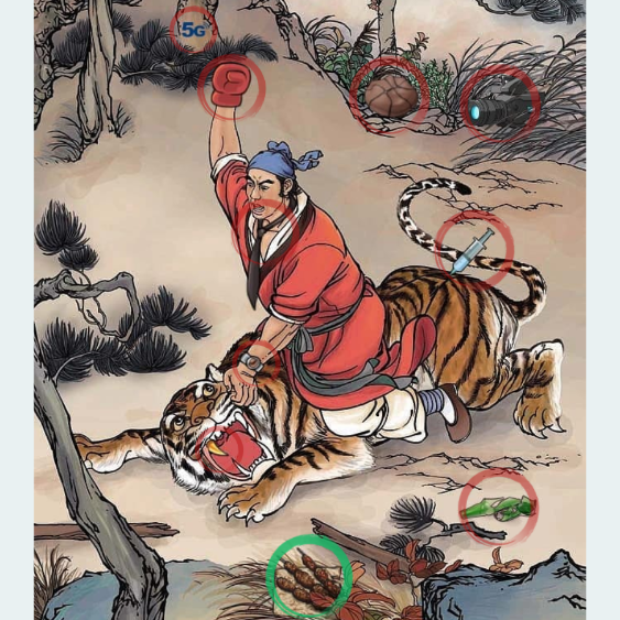 文字找茬大師武松打虎怎麼過關