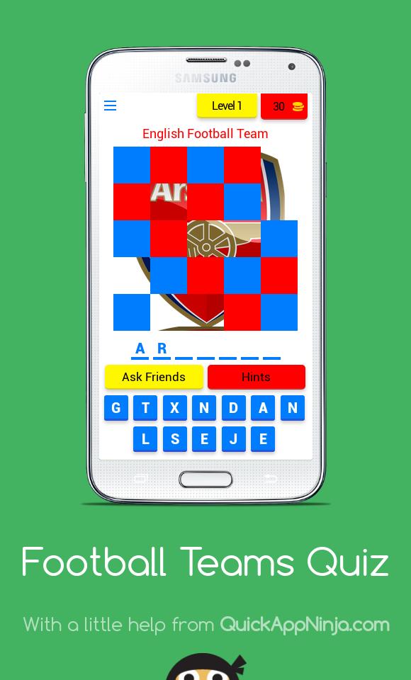Football Teams Quiz