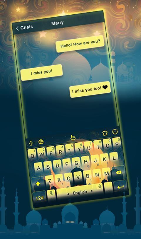 Ramadan FREE TouchPal Keyboard Theme