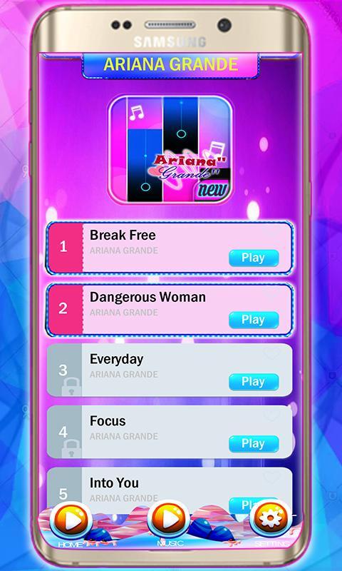 Ariana Grande Piano Tile GAME