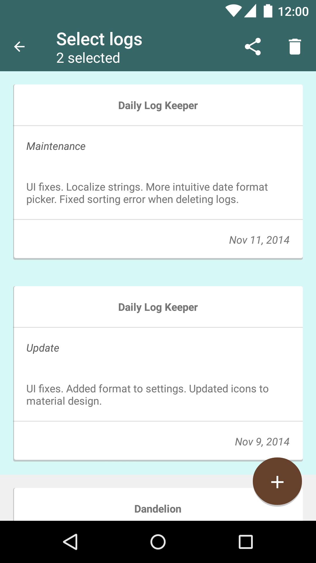 Daily Log Keeper
