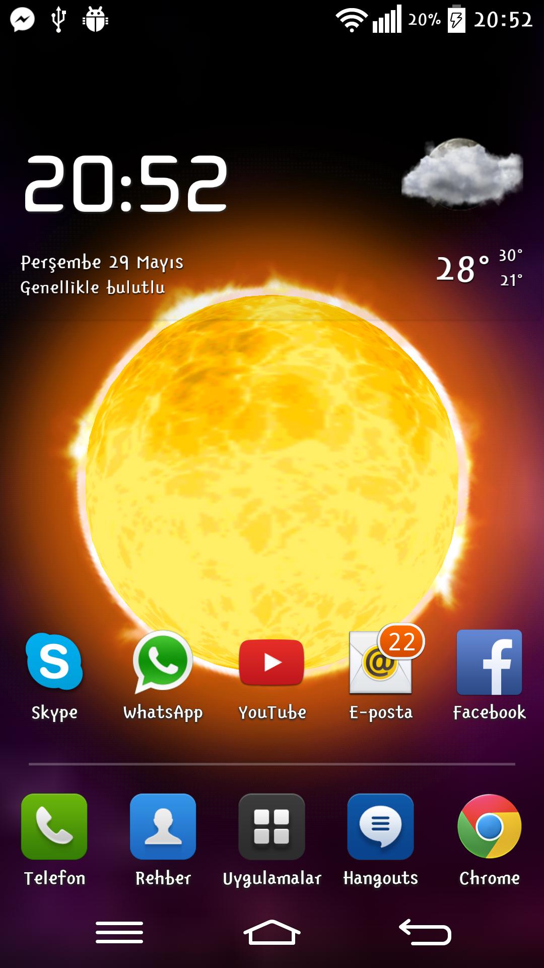 Sun animation