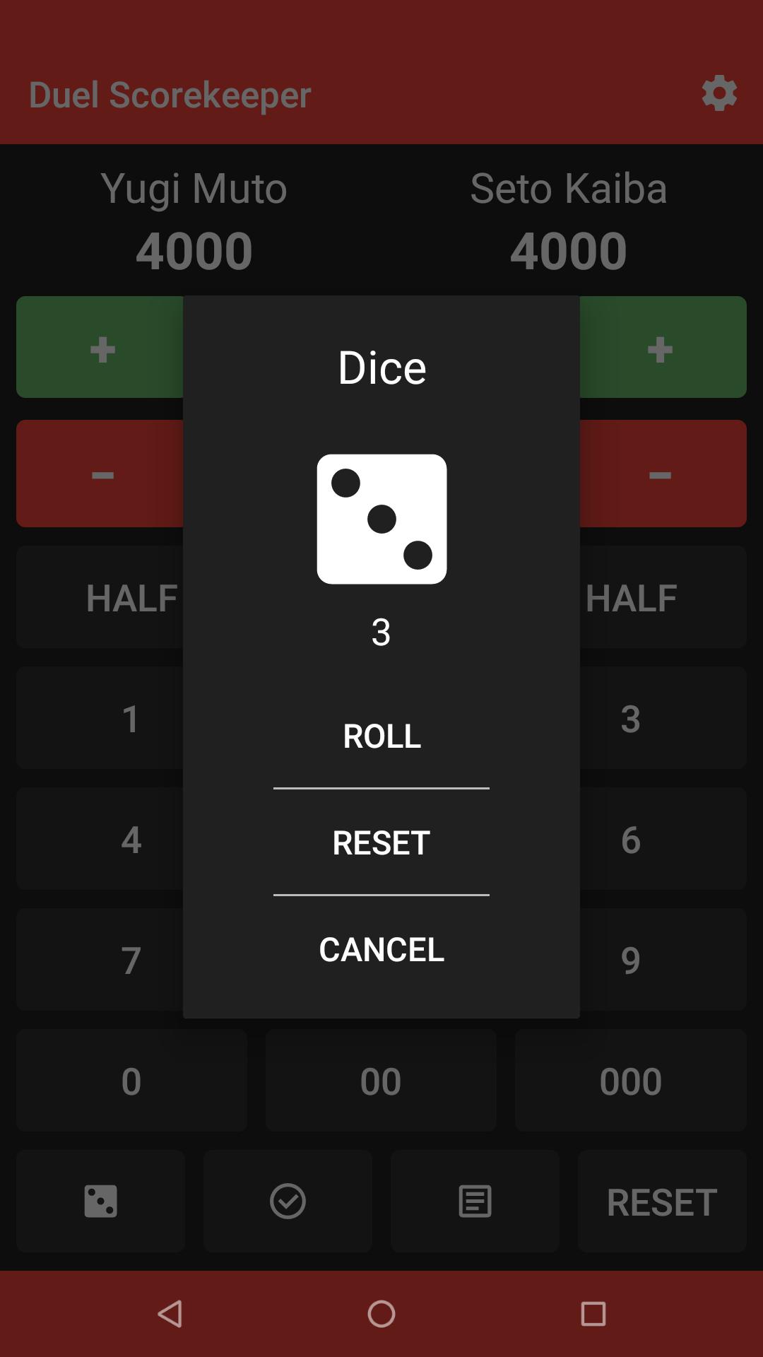 Duel Scorekeeper