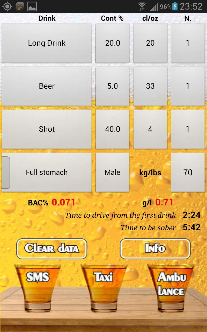 Alcohol Test Free