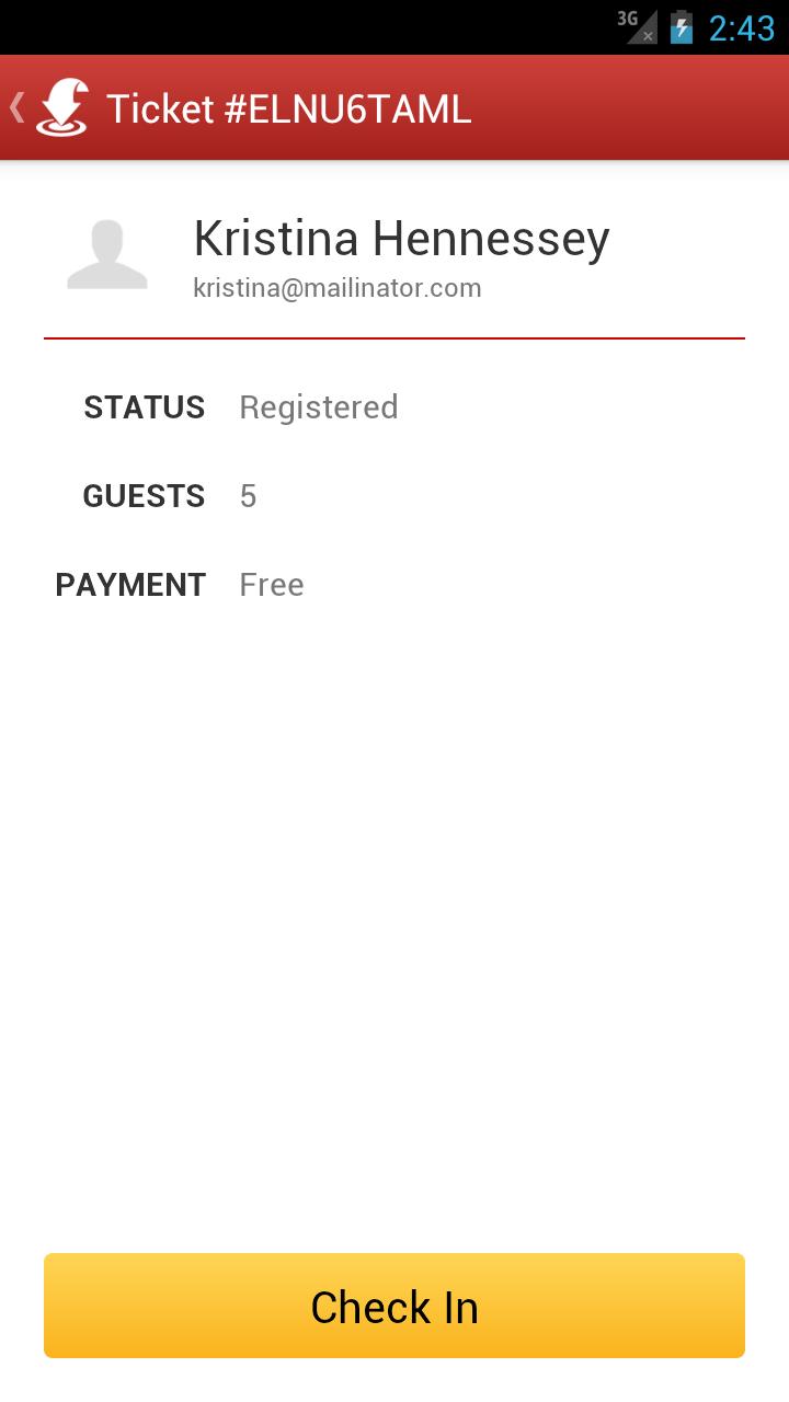 EventSpot Check-In