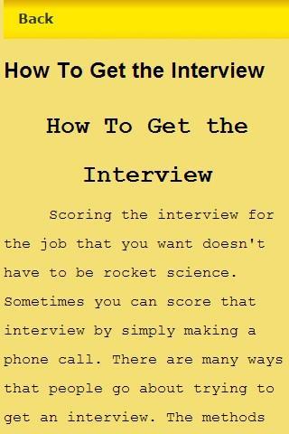 Job Interview Prep