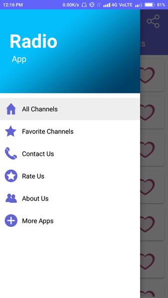 Radio Streaming Android App De