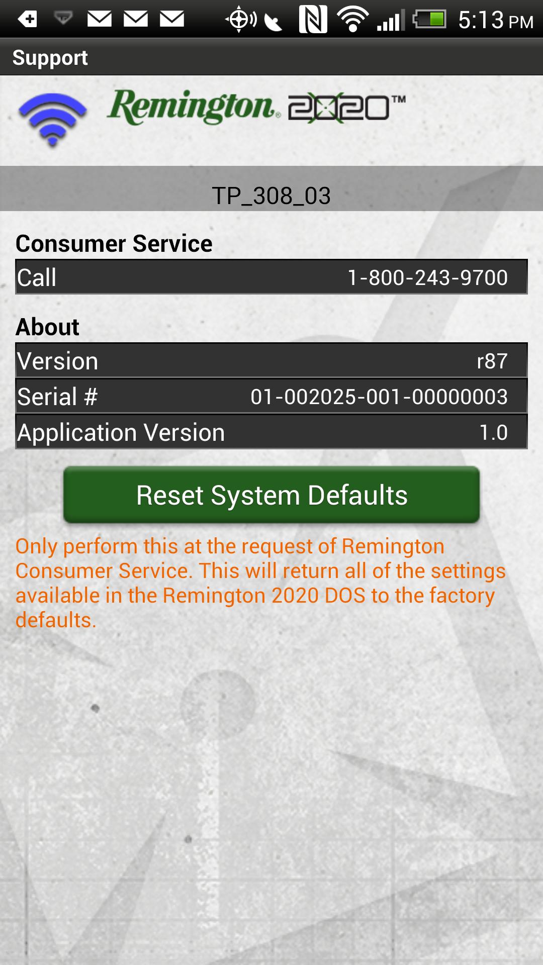 Remington 2020