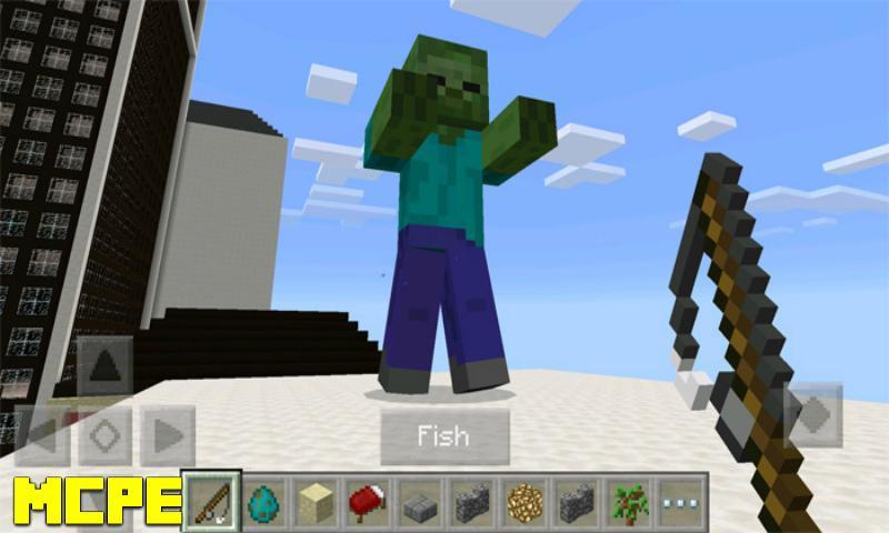 Grappling Hook Mod for MCPE