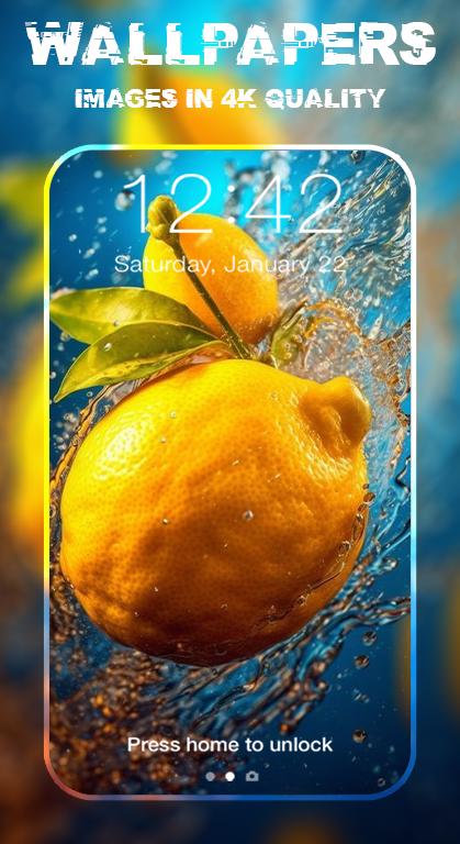 Lemon Fruit Wallpaper