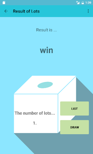 Input of Lots