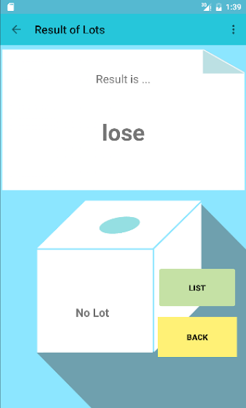 Input of Lots
