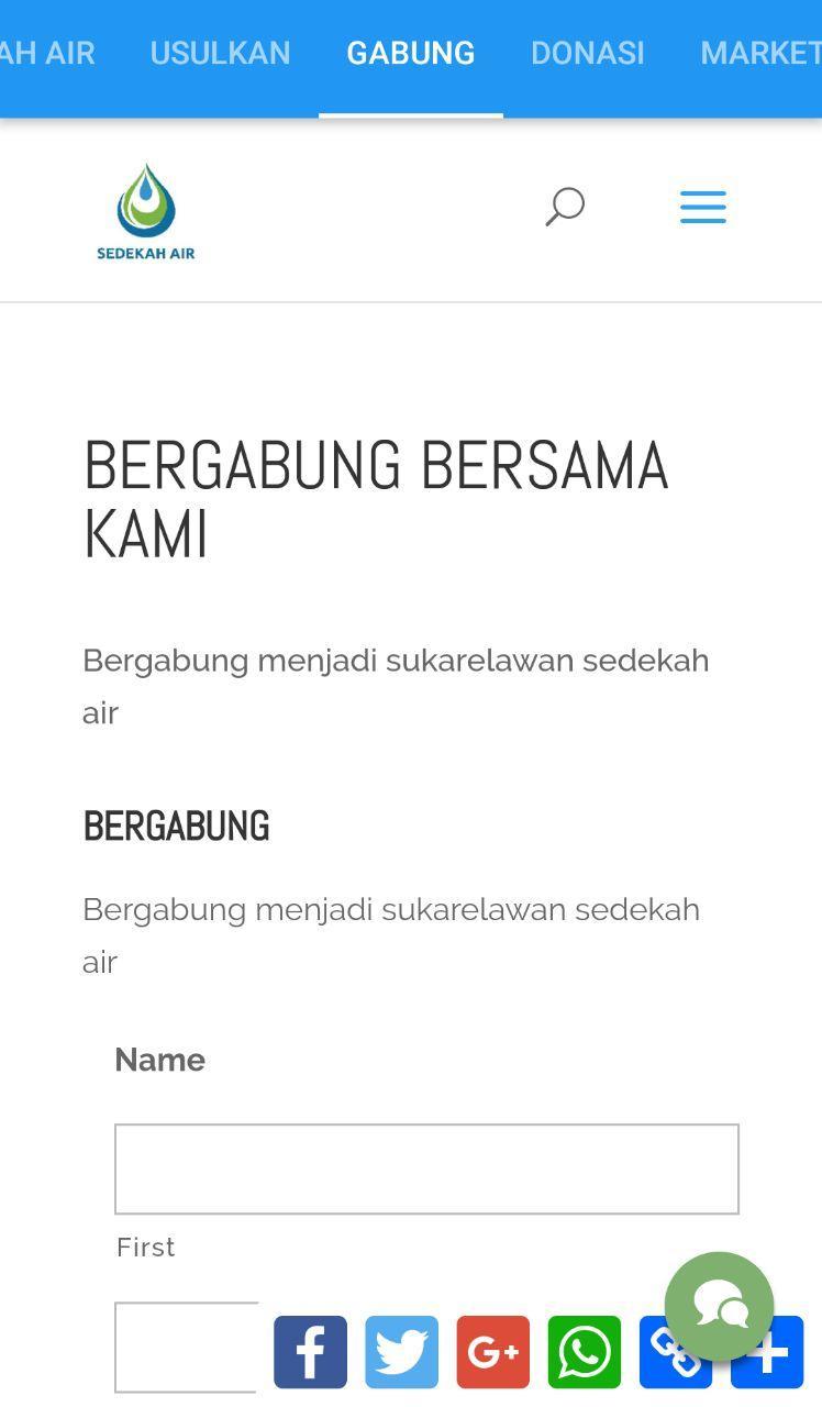 sedekah air