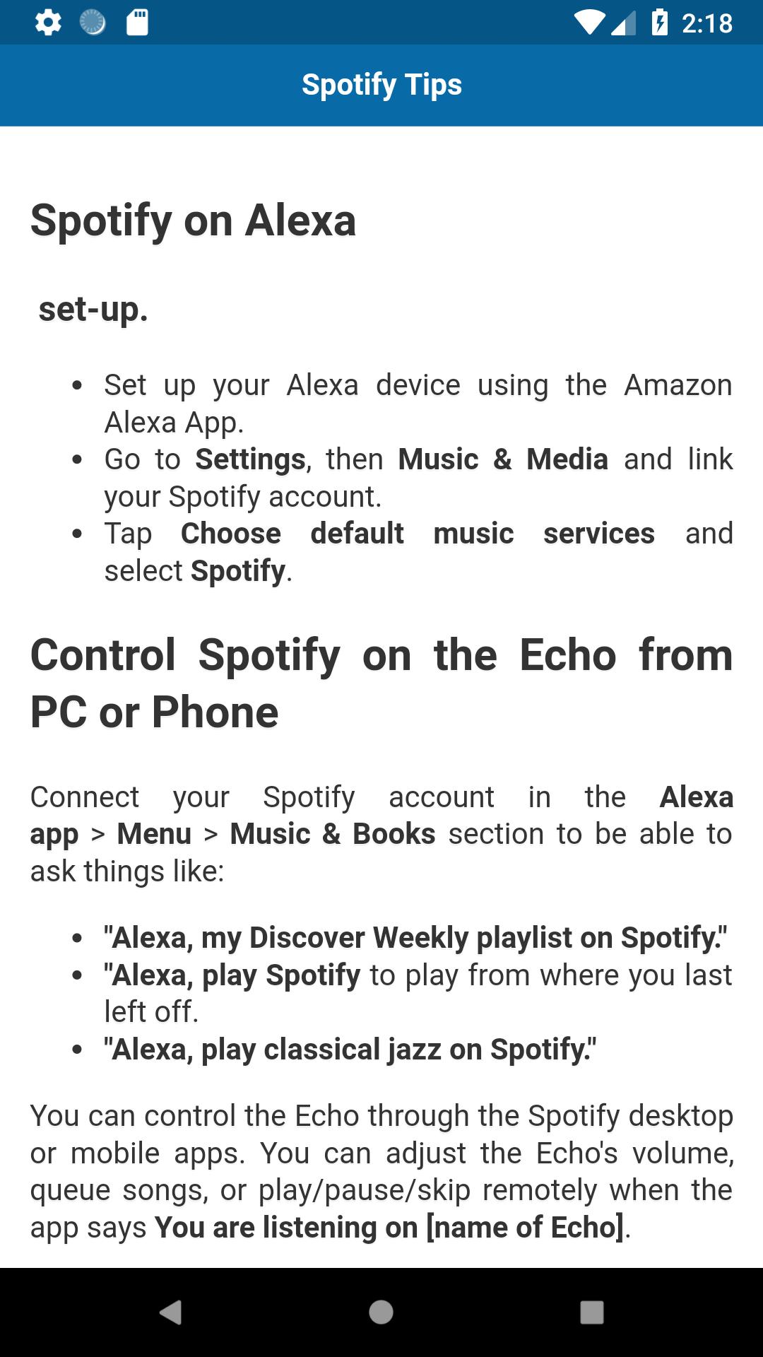 Tips and Tricks for Amazon Echo