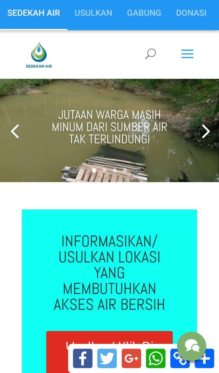 sedekah air