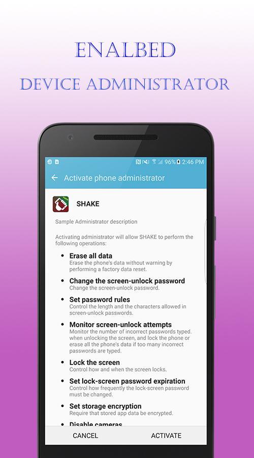 Shake Lock