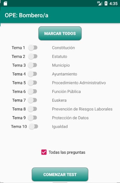 Bilbao Bateria Test OPE