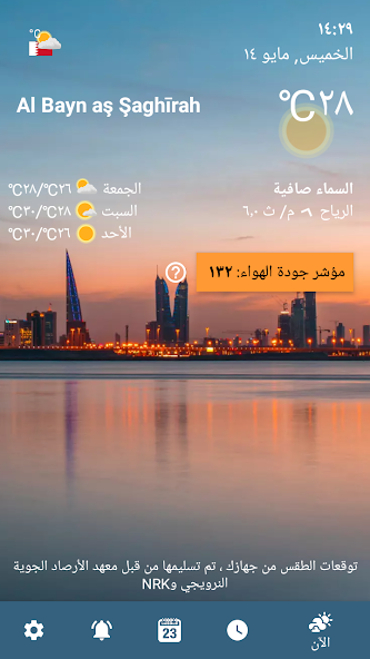 Bahrain Weather Alerts