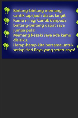 Raya Greeting Kata Kata Manis