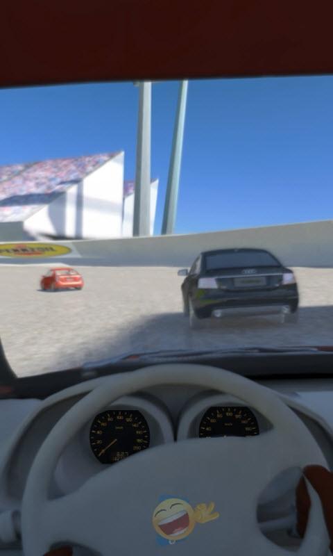 3D Racing Car On Track LWP
