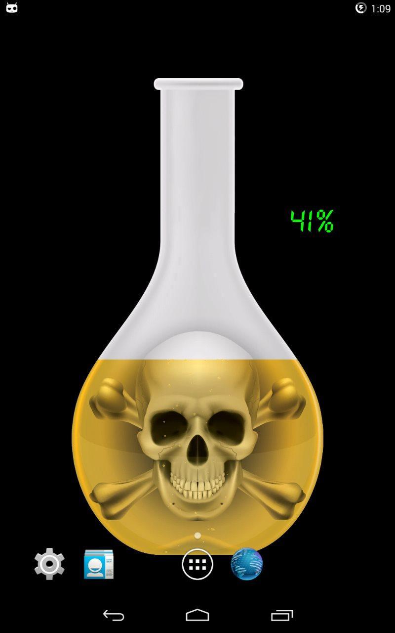 Vial with poison - battery