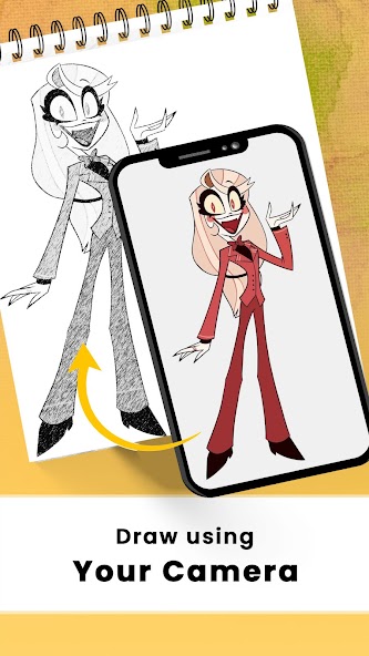 AR Drawing Hazbin Hotel