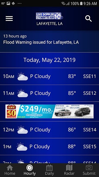 KLFY Weather