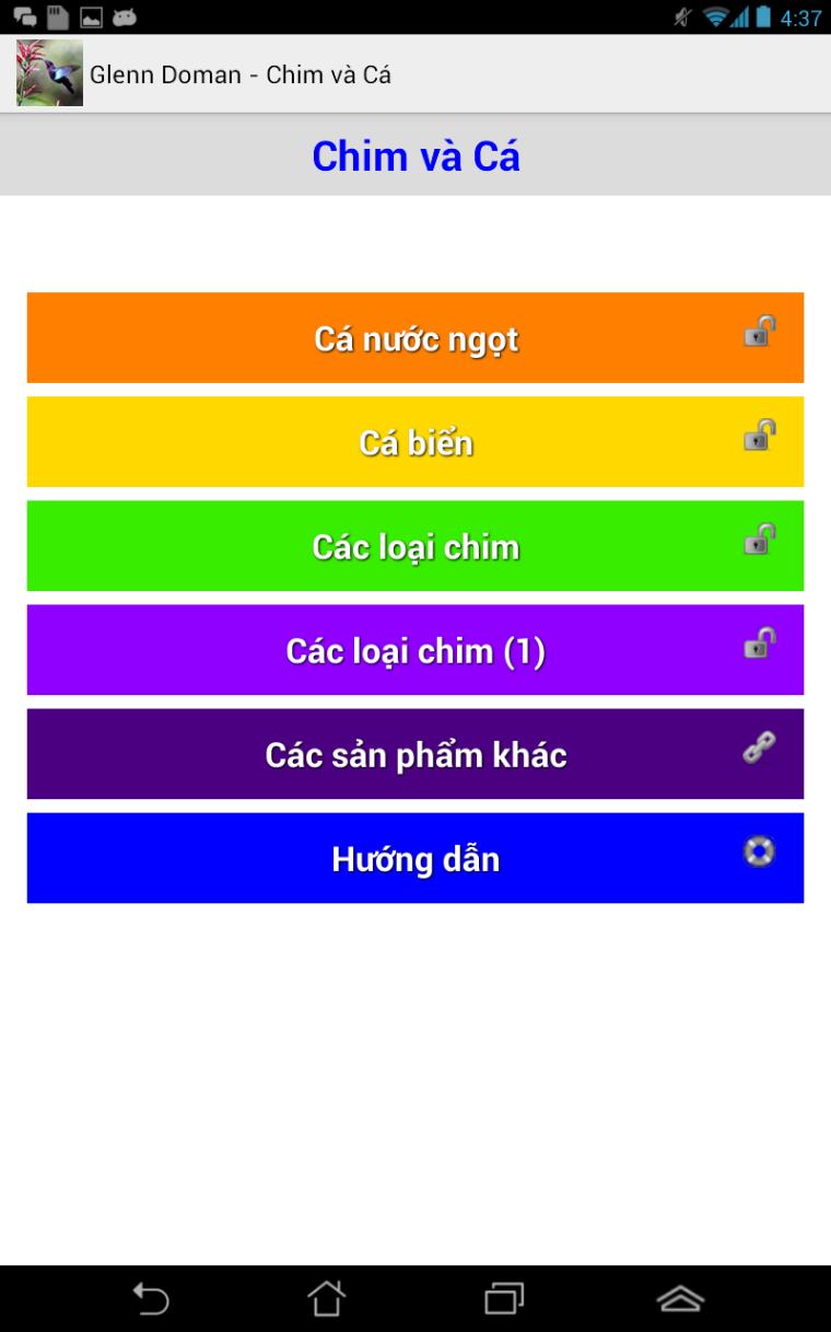 Glenn Doman - Fish and Birds